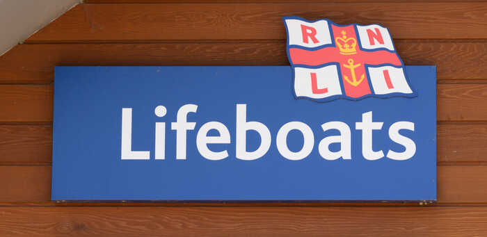 RNLI lifeboats sign